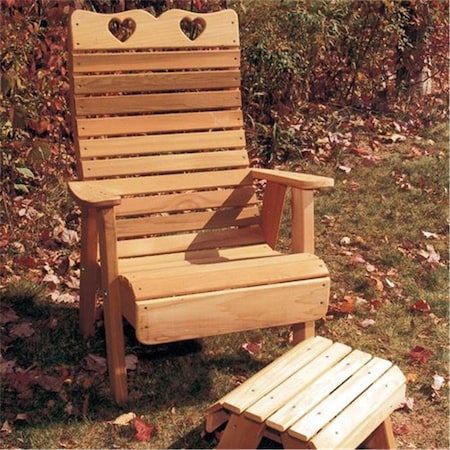 Gardencare Cedar Royal Country Hearts Patio Chair GA3364472